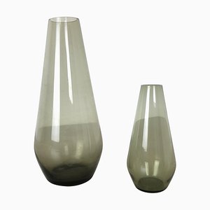 Vases Turmaline Vintage par Wilhelm Wagenfeld pour WMF, Allemagne, 1960s, Set de 2
