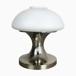 Mushroom Sputnik Table Light with Opal Shade, Italy, 1970s