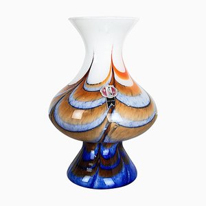 Extra große Pop Art Florence Vase aus Opalglas, Italien