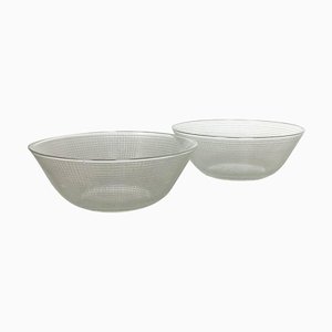 Glass Bowls by Wilhelm Wagenfeld for VLG Weisswasser, Germany, Set of 2