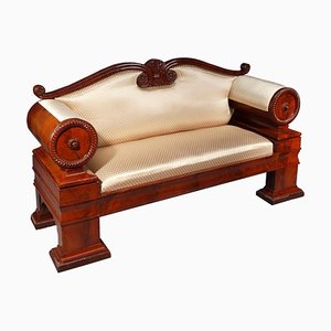 19th Century Austrian Biedermeier Mahogany Sofa
