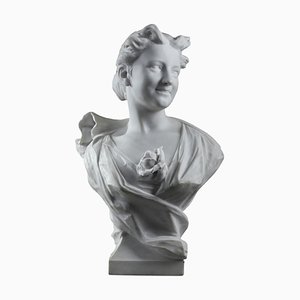 Oliver, Bust of a Lady, Late 19th Century, Marble Sculpture