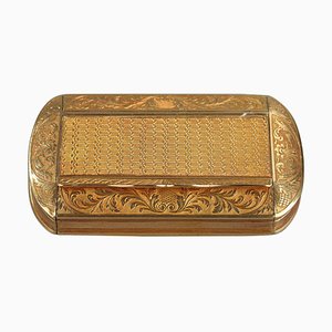 Restoration Period Gold Snuff Box