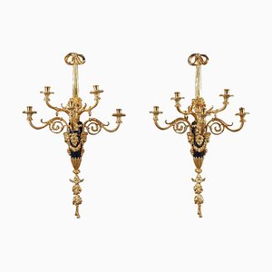 Louis XVI Style Wall Sconces After Thomire, Set of 2