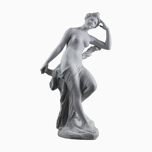 Scultura Art Nouveau grande di Bather