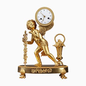 Horloge de Colporteur Restauration en Bronze Doré