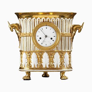 Pendule en Porcelaine Début 19ème Siècle