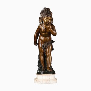 Bronzefigur der jungen Psyche von Paul Duboy