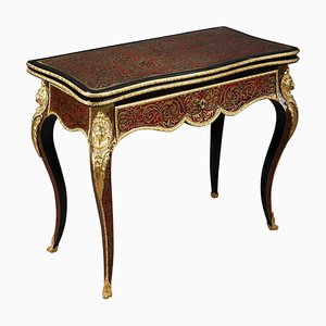 Consolle e tavolo da gioco in Boulle Marquetry