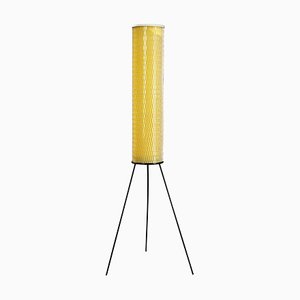 Mid-20th Century Yellow Plastic Floor Lamp