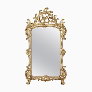 Espejo de madera dorada estilo barroco