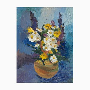 Spring Bouquet, Oil on Panel, Framed
