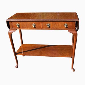 Walnut Serving Table with Drawers, 1960s