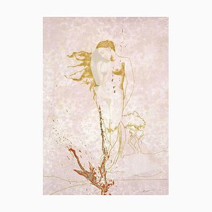 Omar Galliani, Serphos, 2000, Serigraph