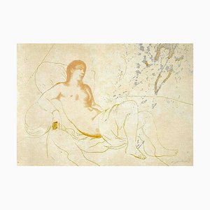 Omar Galliani, Daphni, 2000, Serigraph