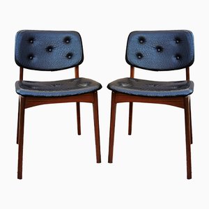 Mid-Century Chairs, Denmark, 1960s, Set of 2