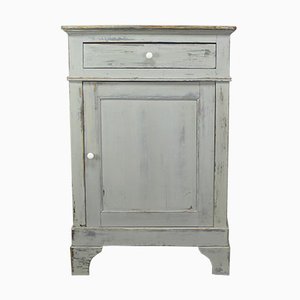 Gray Painted Cabinet, 19th Century