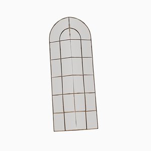 Espejo de ventana arqueado grande