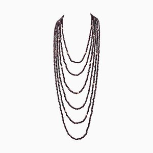 Garnet Multi-Strand Necklace