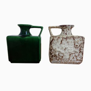 Fat Lava Turin Ceramic Vases from Jopeko, Set of 2, 1970s
