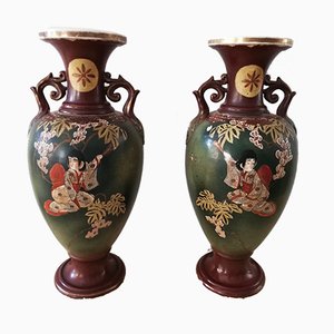 Japanische Vasen, 2er Set