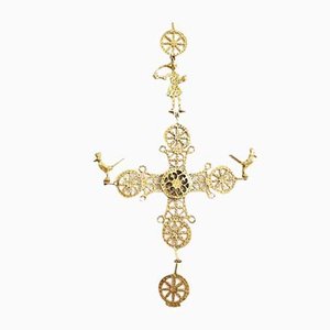 Gold Crucifix, Early 20th Century