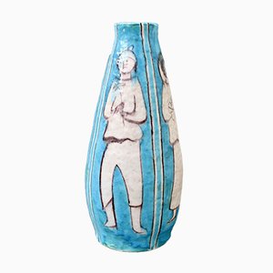 Italian Ceramic Vase by C. A. S. Vietri, 1950s