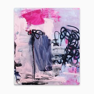 Manuela Karin Knaut, Still Not Really Into Flowers, 2020, Acrylique et Bombe de Peinture sur Toile