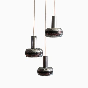 Cascade Pendant with Chrome Globes, 1970s