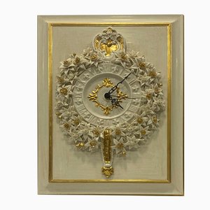 Horloge Murale en Porcelaine par Giulio Tucci