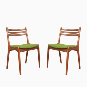 Mid-Century Danish Teak Dining Chairs by Henning Kjærnulf for Korup Stolefabrik, 1960s, Set of 2