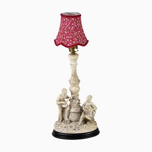 Table Lamp with Gallant Scene