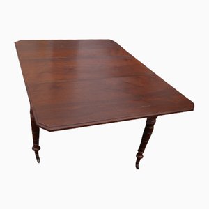 Solid Mahogany Dropleaf Table, 1920s
