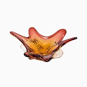 Italian Murano Glass Centerpiece Bowl, 1960s