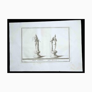 Ancient Roman Statues, 18th-Century, Original Etching