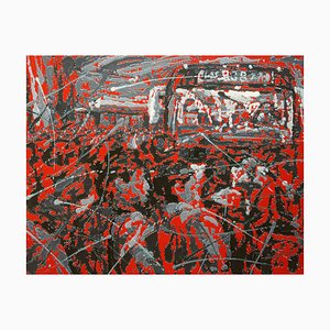 Zhao De-Wei, Urban Landscape Series, Commotion, 2018, Acrylic on Canvas