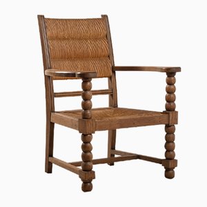 Neo-Basque Oak Chair, 1950s