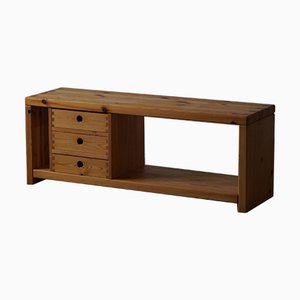 Mid-Century Danish Console Table with Drawers in Pine by Aksel Kjersgaard for Odder Møbler, 1970s