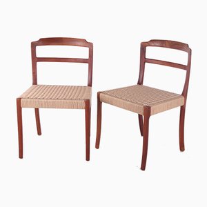 Danish Dining Room Chairs by Ole Wanscher, 1960, Set of 2