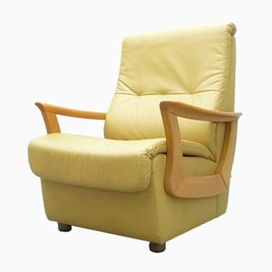 Fauteuil Mid-Century en Cuir, 1970s