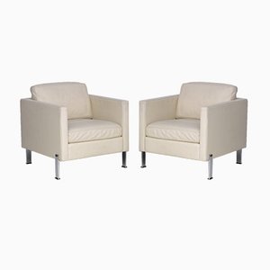 DS-118 Leather Lounge Chairs by De Sede, Set of 2