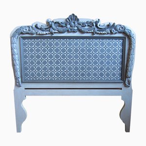 Vintage Hand-Lacquered Wooden Headboard