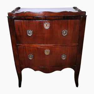 Commode Style Néoclassique avec Décorations en Acajou et Bronze