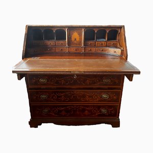 19th Century Satinwood and Walnut Secretaire, France