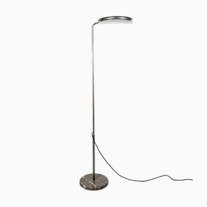 Lampada da terra alogena Mezzaluna di Bruno Gecchelin per Skipper, Italia, 1974