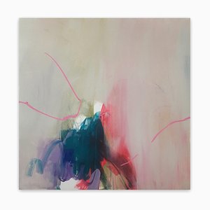 Tim Fawcett, Light Tunnel End #04, 2020, Acrylic, Oil Stick & Household Gloss on Canvas