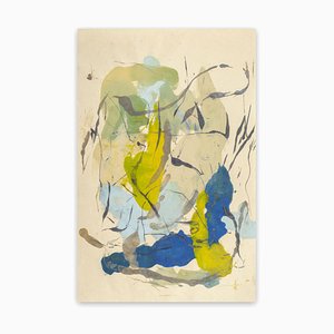 Tracey Adams, Guna RR, 2017, Encaustic on Shikoku Paper