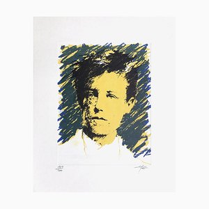 Ernest Ponni-Ernest, Rimbaud Variations IX, 1986, Litografia su carta Canson