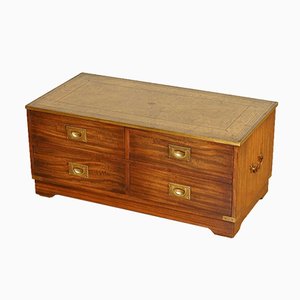 Commode en Cuir Marron de Bevan and Funnel