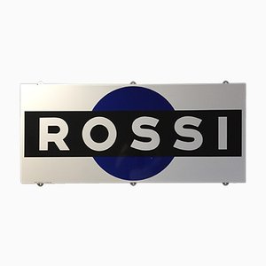 Emailliertes Schild Rossi Aperitiv, 1969